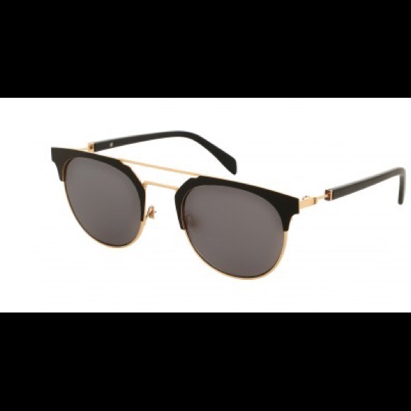 Balmain Other - Balmain BL2109 Matte Black semirimless Sunglasses
